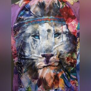 Womens Weimostar Cycling Shirt Zip Up Multicolored Graphic Size 2XL